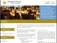 Tablet Screenshot of btrust.org.za